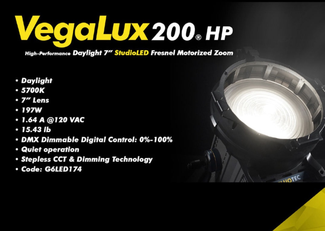 VegaLux Motorized Fresnels