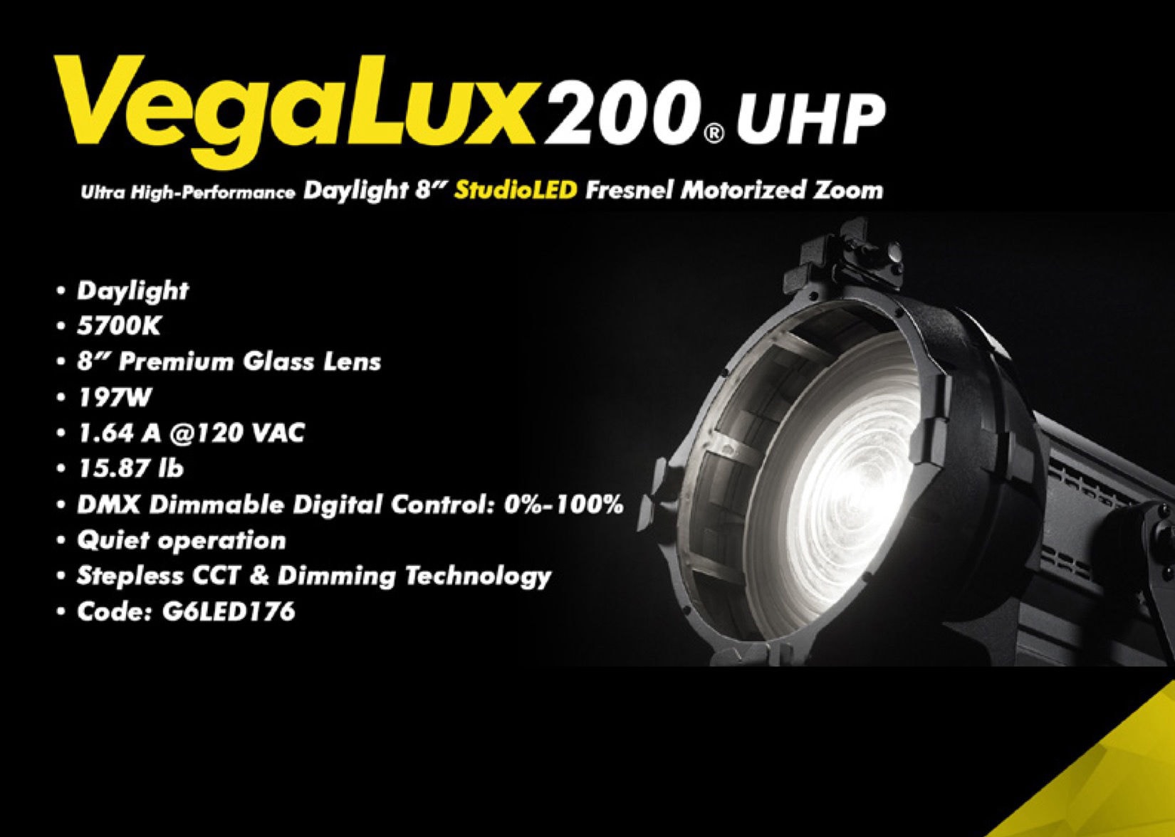 VegaLux Motorized Fresnels