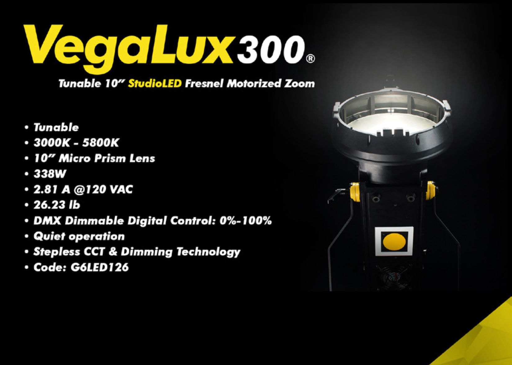 VegaLux Motorized Fresnels