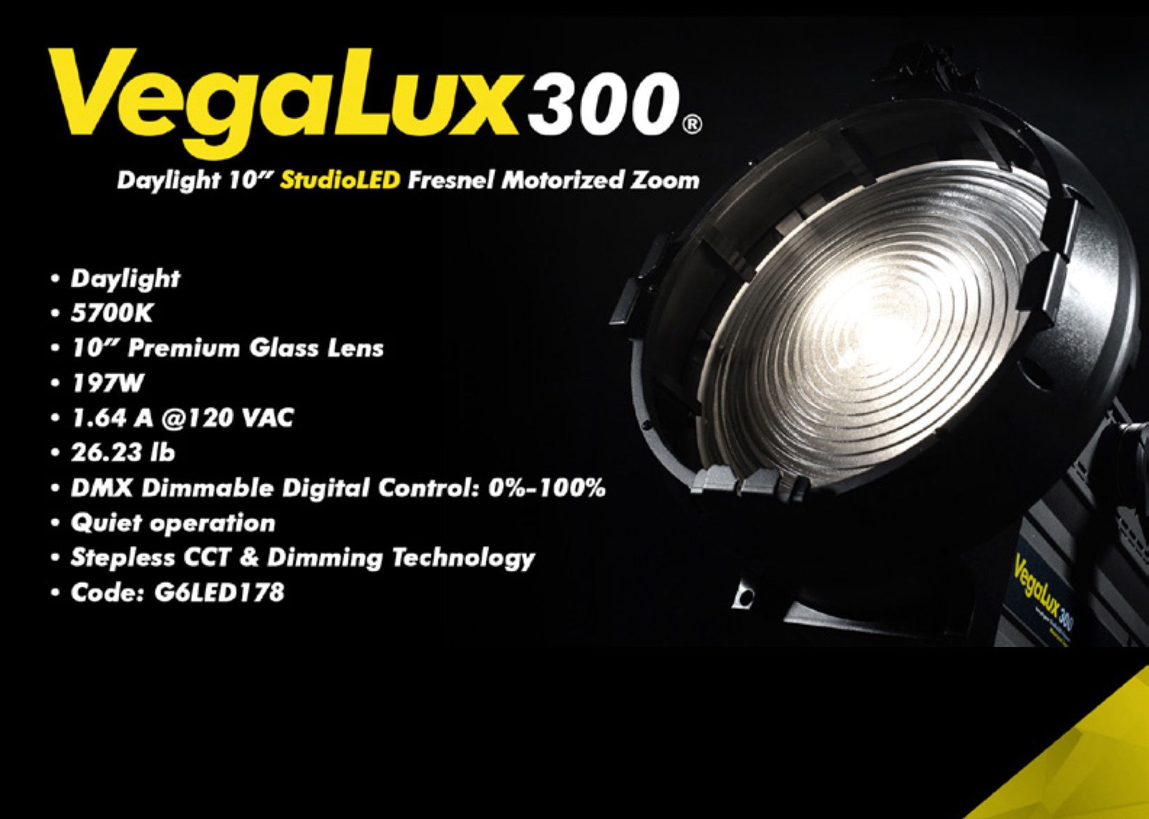 VegaLux Motorized Fresnels