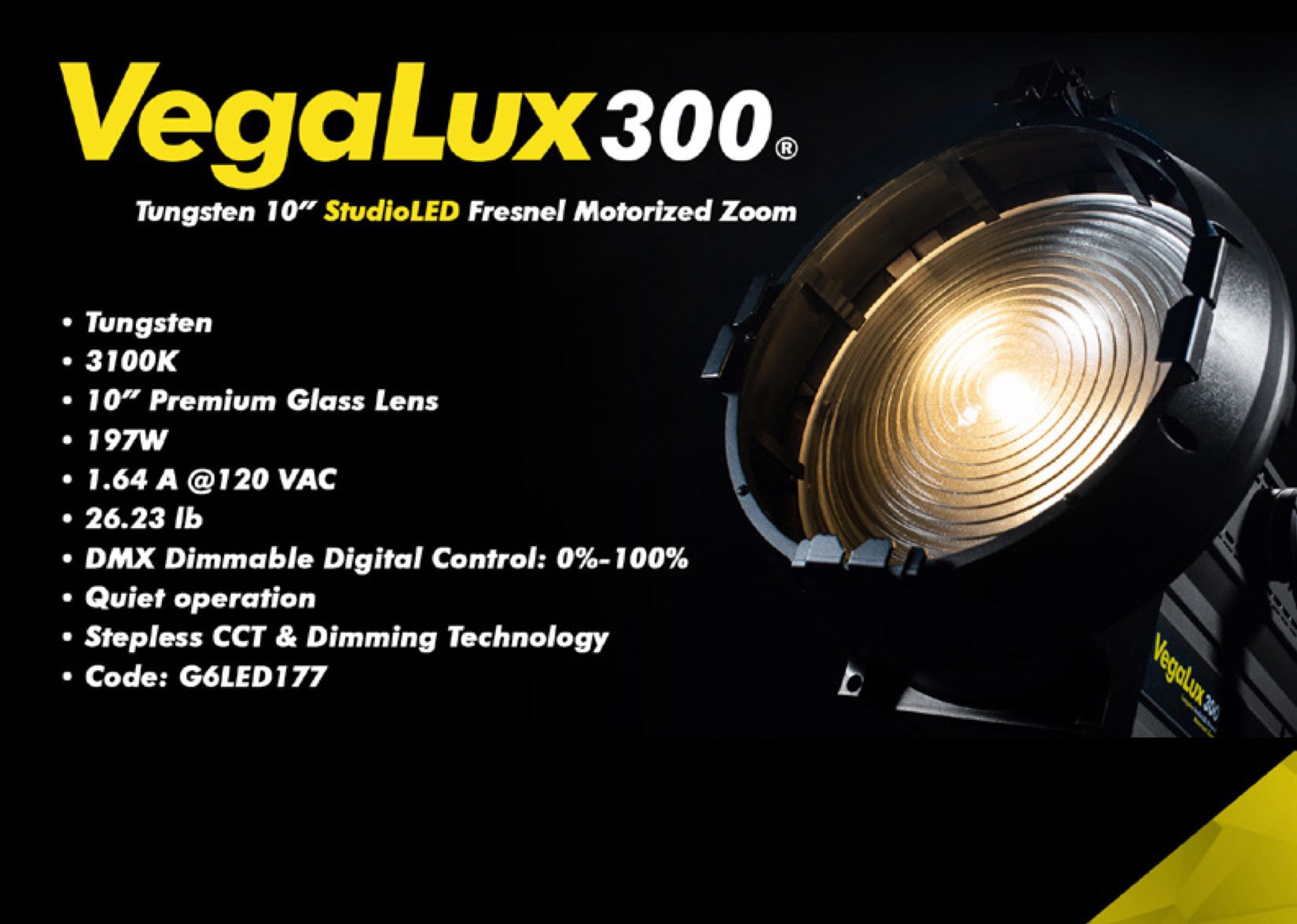 VegaLux Motorized Fresnels